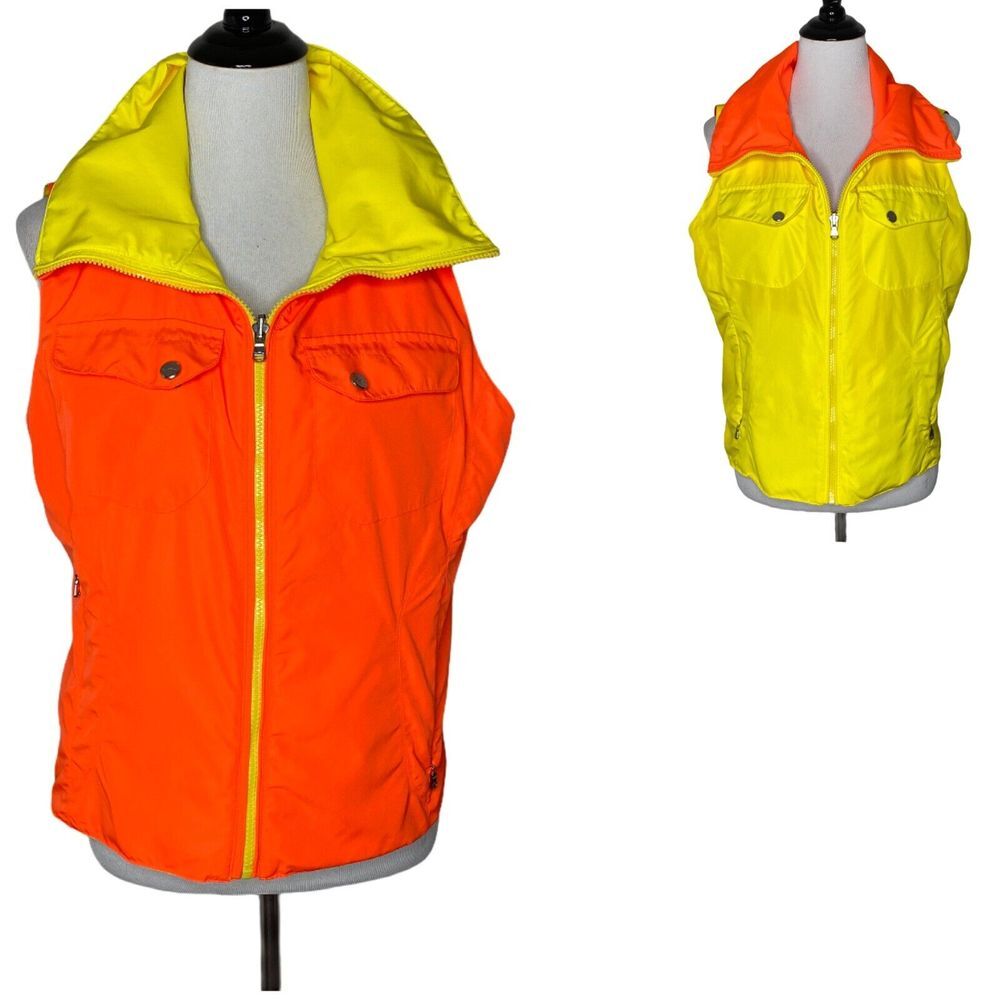 Lauren Ralph Lauren Orange and Yellow Vest